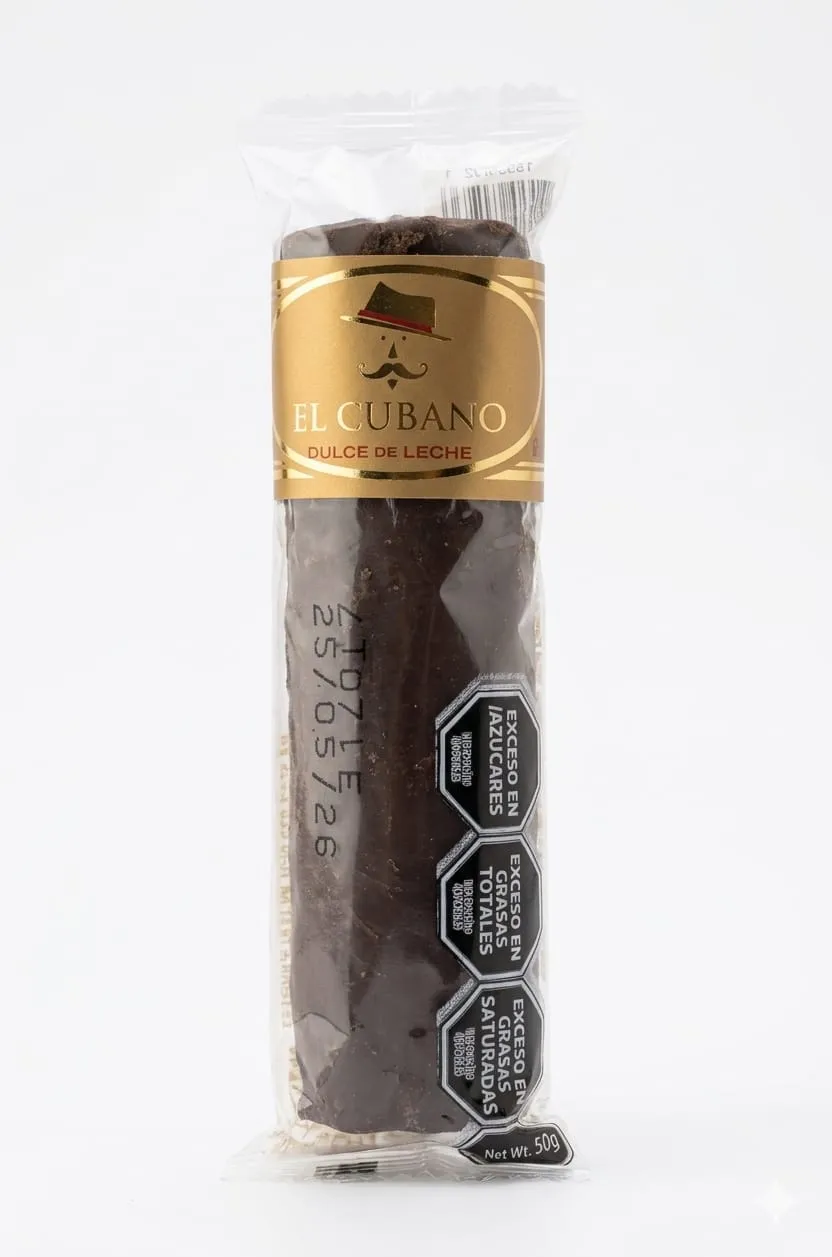 Cubanito bañado en chocolate